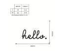 Hello Quote Wall Stickers Home Lettering Quote Wall Decal
